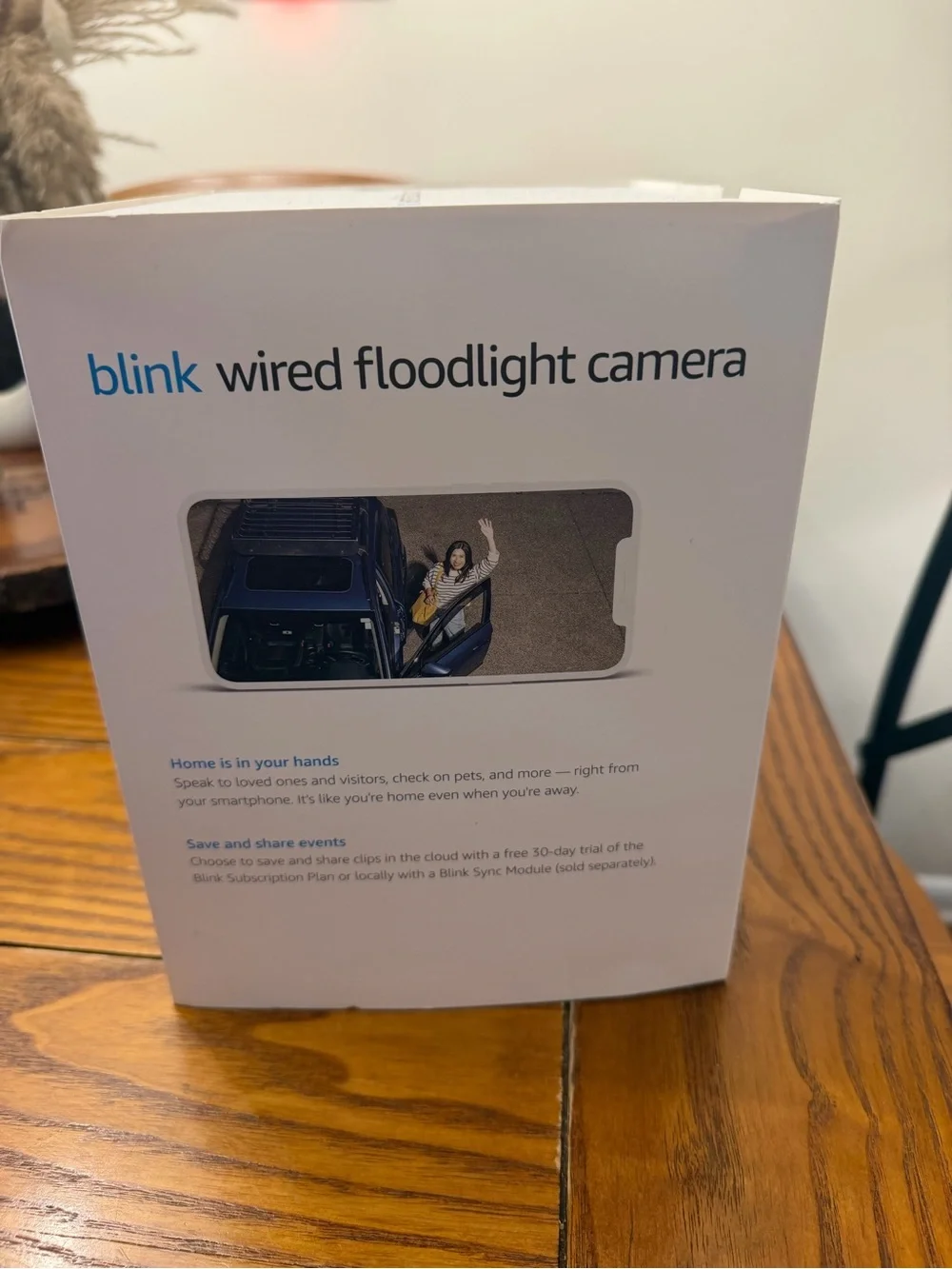 Blink Wired Floodlight Camera- Black
